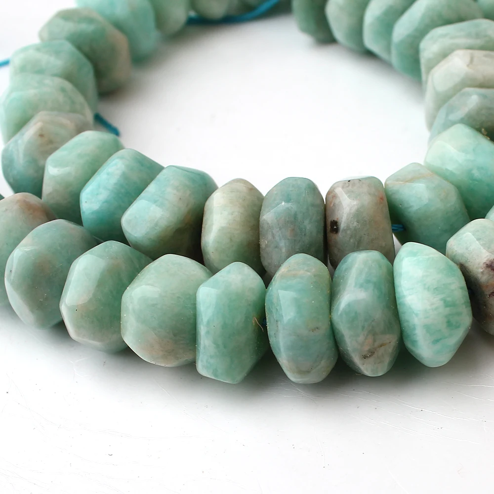 20 шт натуральный Амазон розовая роза граненые кварцевые хрустальные бусины