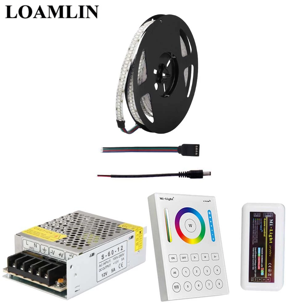 238SMD 234 светодиодов/м RGB Светодиодная лента с Milight 2 4G B8 Сенсорная панель