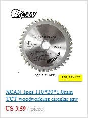 XCAN 1 шт. 125x20x1,0 мм 80 т марганцевая сталь циркулярная пила по дереву лезвие для резки древесины Пила диск