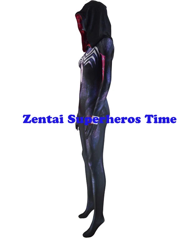 Костюм гвенома гвеном Стэйси с 3D принтом костюм для косплея Супергероя