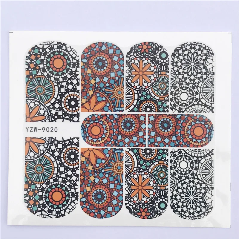 FWC 1pcs Nail Art Stickers Nail Water Decals Decoration Animal / Star / Cartoon / Fruit Adhesive Colorful Tip DIY Label Manicure