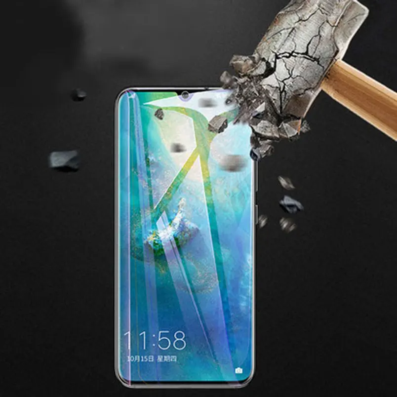 6D защита для экрана с изогнутыми краями полное покрытие закаленное стекло Huawei mate