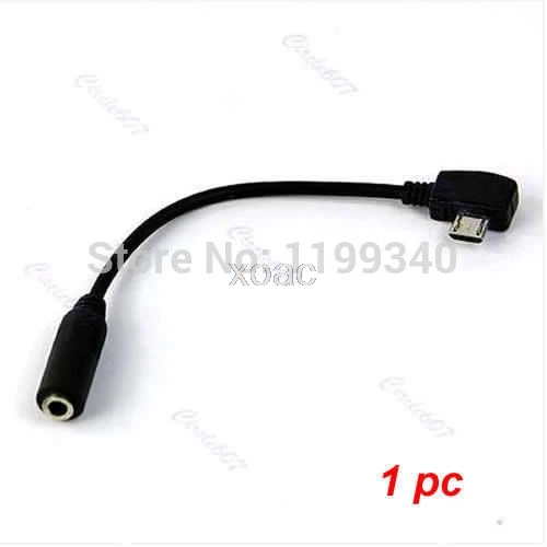 Micro USB разъем для наушников 3,5 мм адаптер для наушников гнездо Аудио кабель черный M08 Прямая поставка