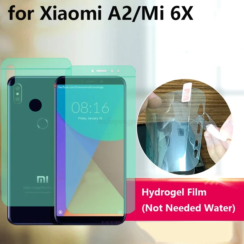Мягкий HD Анти Царапины палец 4D полный корпус Защита экрана для Xiaomi A2 Mi 6X Mi6X 5 99
