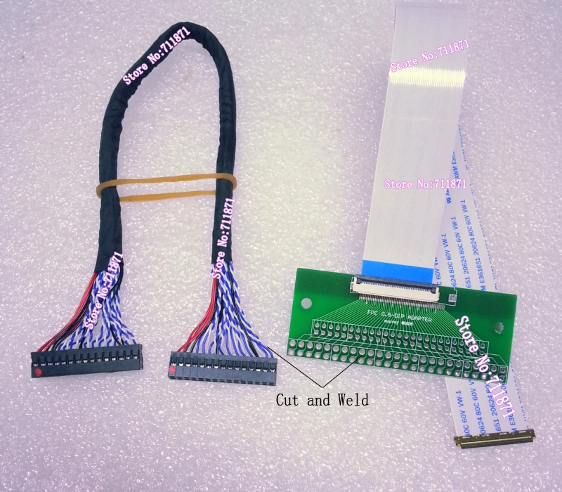 Тип B 40Pin LVDS EDP сварки люкс FPC FFC DIP разъемом LVDS экран eDP Кабельная линия I-PEX 0,5 Шаг 20453-040T кабель низковольтной дифференциальной передачи сигналов электронной обработки данных линии