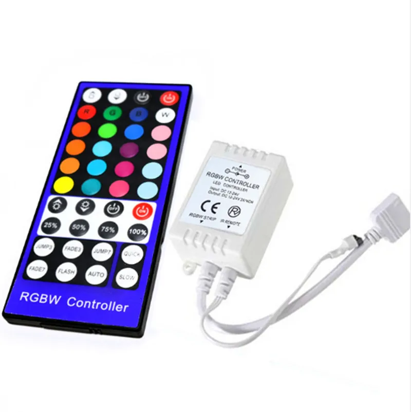 

40Key Led Strip Conntroller RGBW/RGBWW SMD 5050 LED Strip Light DC 12V-24V IR Remote Controller Dimmer 20 Colors
