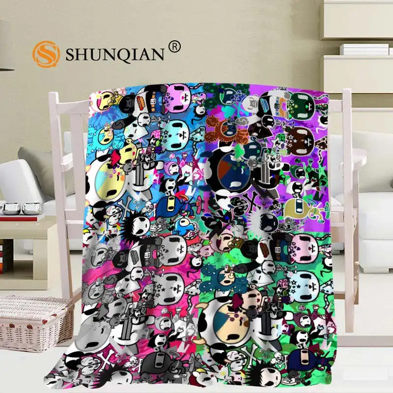 Tokidoki одеяло мягкие DIY диван кровать пледы одеяло ребенок взрослый теплый пользовательский одеяло 56x80Inch50X60Inch40X50Inch - Цвет: 3