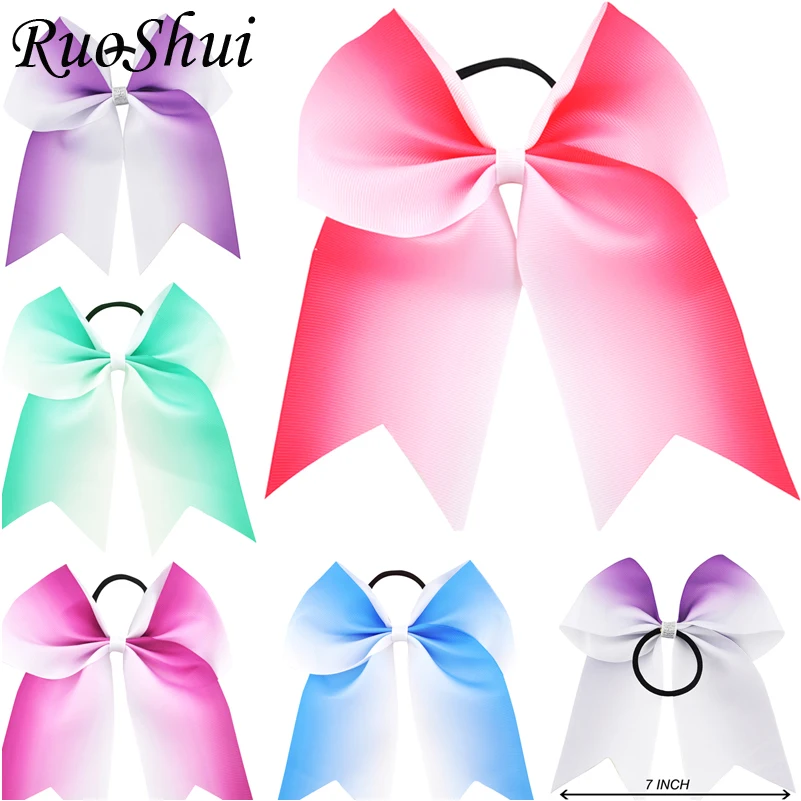 5 шт. эластичные банты для девочек 7 дюймов|hair holders|cheer bowshair bows |