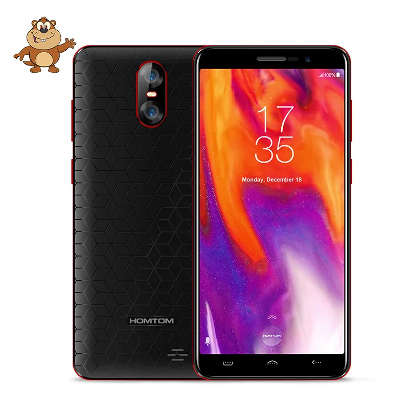 HOMTOM S12 MT6580 Quad Core Android 6.0 Smartphone 5.0 Inch 18:9 Display Dual Back Cameras 1GB RAM 8GB ROM 3G Mobile Phone | Мобильные