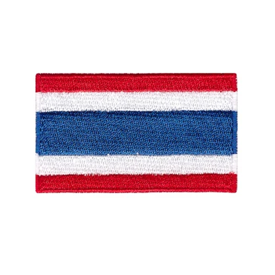 Thailand Азиатский флаг вышивка железа на патчи аппликация на одежду стикер - Цвет: Thailand