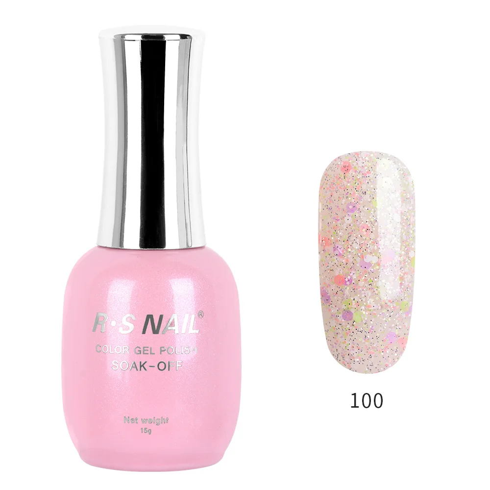 RS Гель-лак для ногтей Seires 120 цветов#061-120 УФ светодиодный Гель-лак Esmalte Permanente Vernis Полупостоянный 15 мл(2 - Цвет: 100