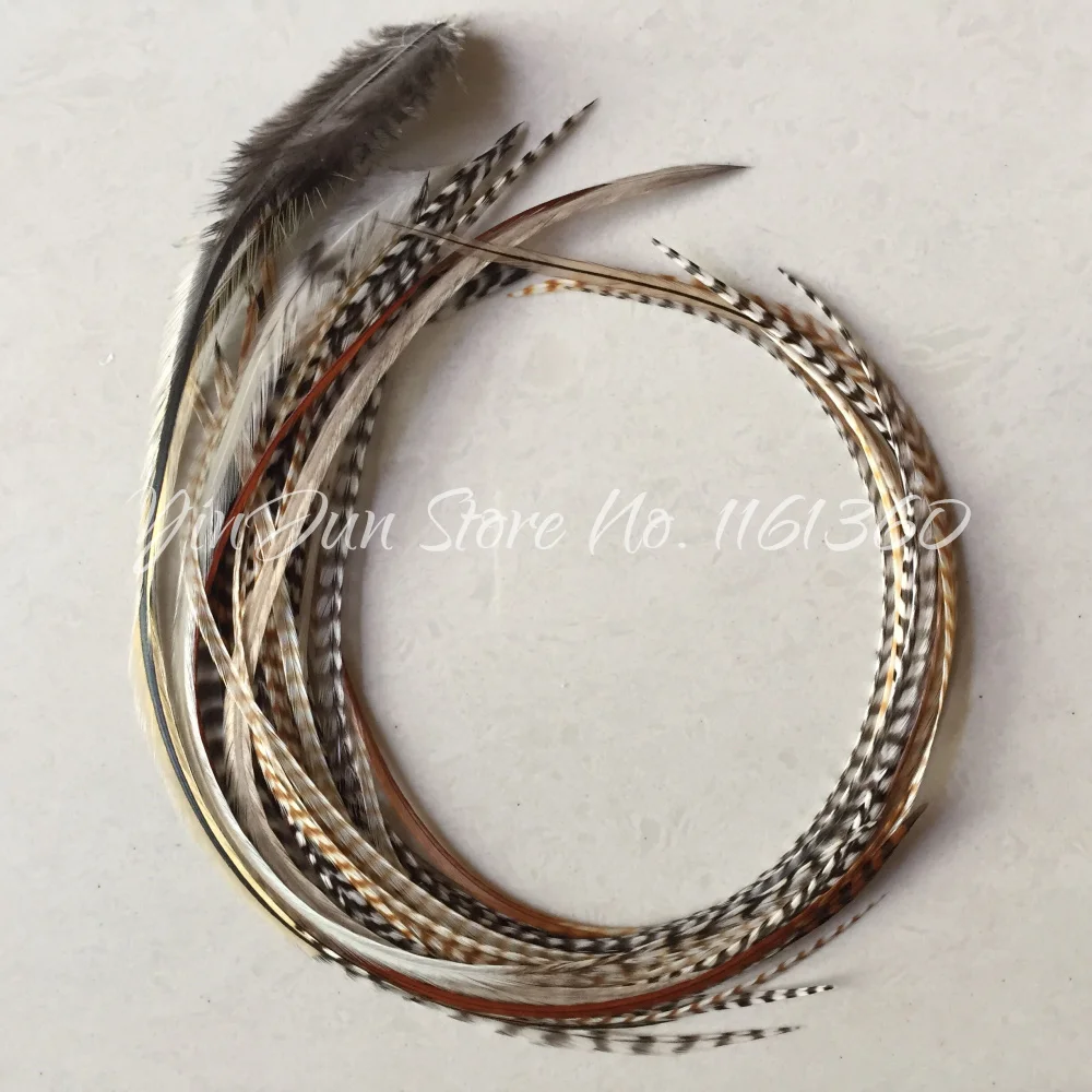 Женские заколки для волос с перьями 24 шт. 6 12 дюймов|accessories hair extensions|styling