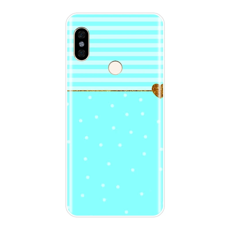 Мягкий силиконовый чехол для телефона Pocophone F1 Xiaomi Redmi S2 6A 5 Plus 4A полосатая задняя