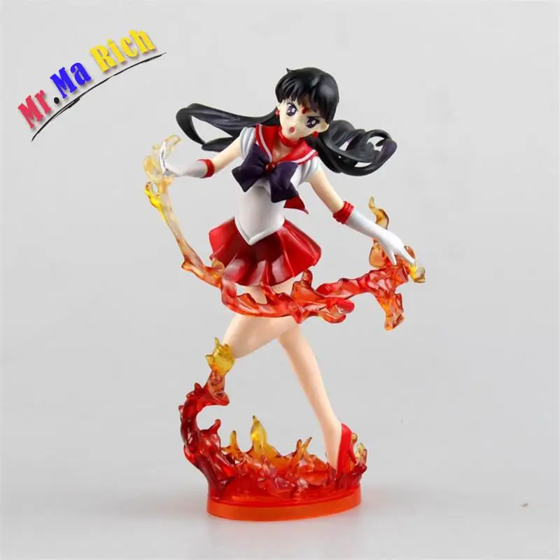 Аниме Figuarts Zero Sailor Moon Mars Рей Хино 20 лет ПВХ фигурка Коллекционная модель Кукла Brinquedos 19 см|action figure|pvc action figurefiguarts