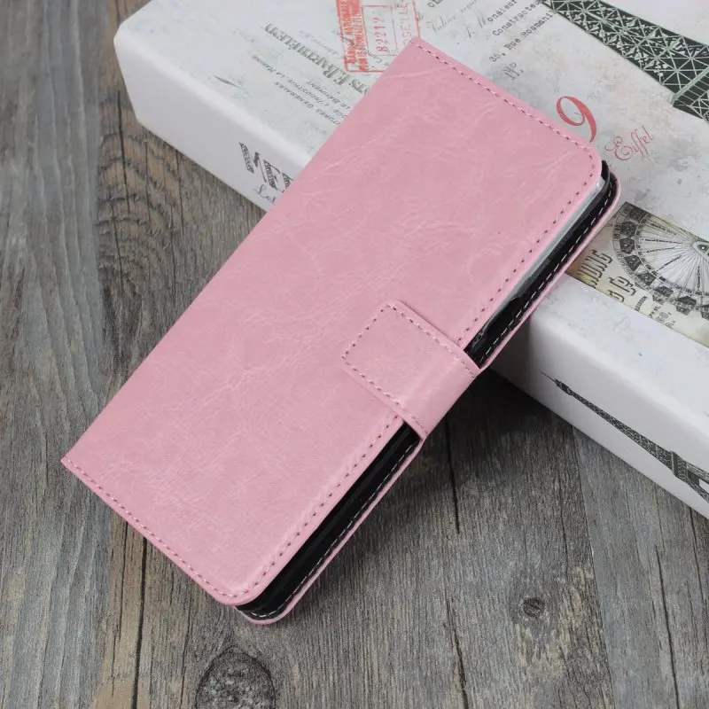 Кожа телефон чехлы для iPhone 4 4S кошелек Обложка Flip Book слот для карт чехол для iPhone 4 S Apple Coque hoesje Carcasa Capinha Etui - Цвет: Розовый