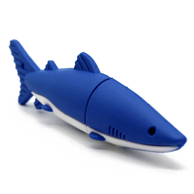 Blue Флеш-накопитель usb 2,0 4GB 8GB 16GB 32GB TEXT ME 64GB Cool blue gary black shark - Цвет: Blue