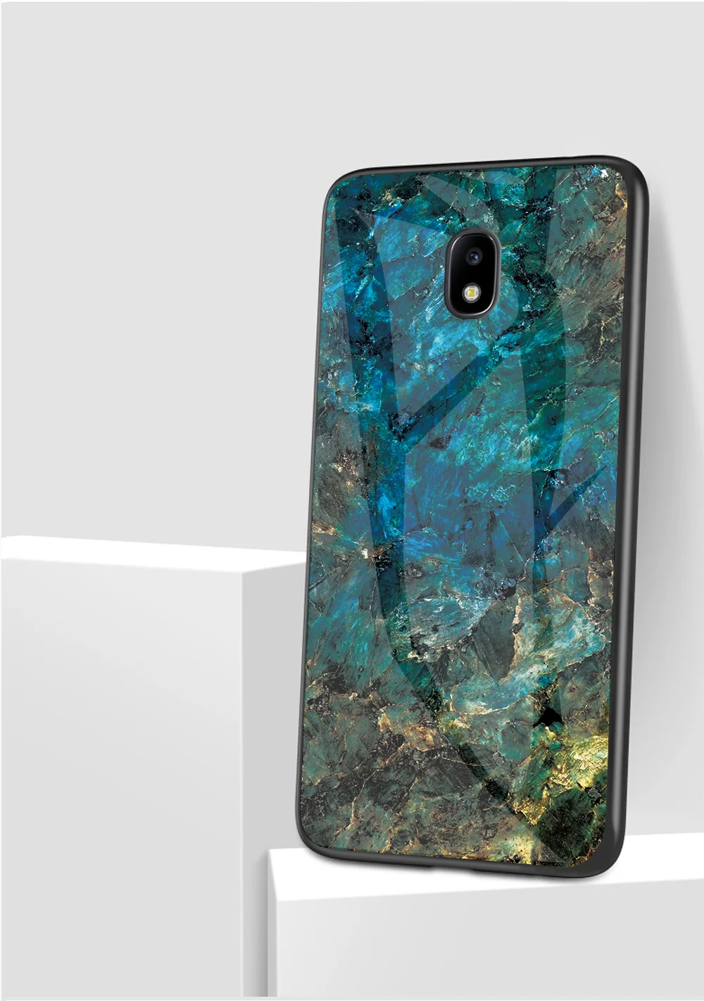 Для samsung Galaxy J3, J5, J7 года ЕС чехол мрамор зерна жесткий закаленное стекло защитный чехол на заднюю панель для samsung j330 j530 j730