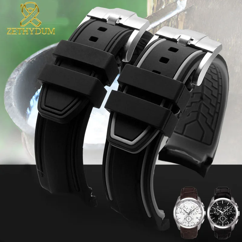 Силиконовый резиновый браслет для tissot T035 T055 ремешок для часов водонепроницаемый браслет для часов 23 мм 24 мм наручные часы
