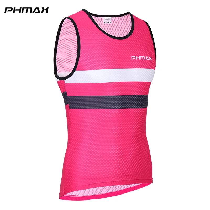 PHMAX Pro нижнее белье для велоспорта без рукавов 100% полиэстер дорожный велосипед