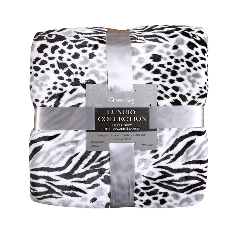 

Baby Blanket Leopard Thicken Double Layer Coral Fleece Infant Swaddle Envelope Stroller Wrap For Newborn Baby Bedding Blankets