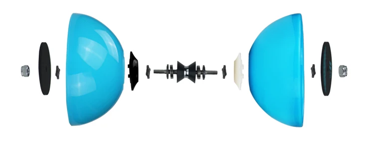 Скорость фиксированный& 3 подшипник& 5 игрушка медведи Профессиональный Diabolo Жонглирование Китай