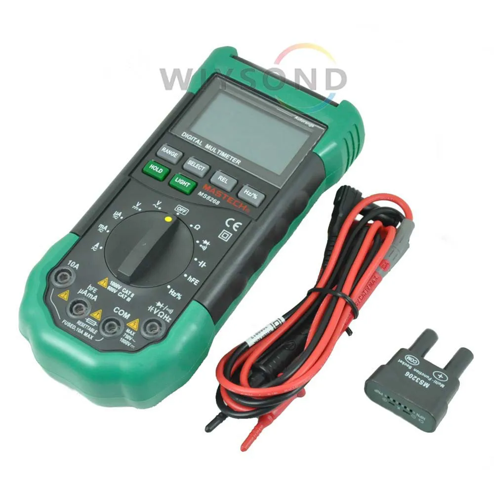 Цифровой мультиметр с автоматическим выбором диапазона M039 MASTECH MS8268 DMM Амперметр