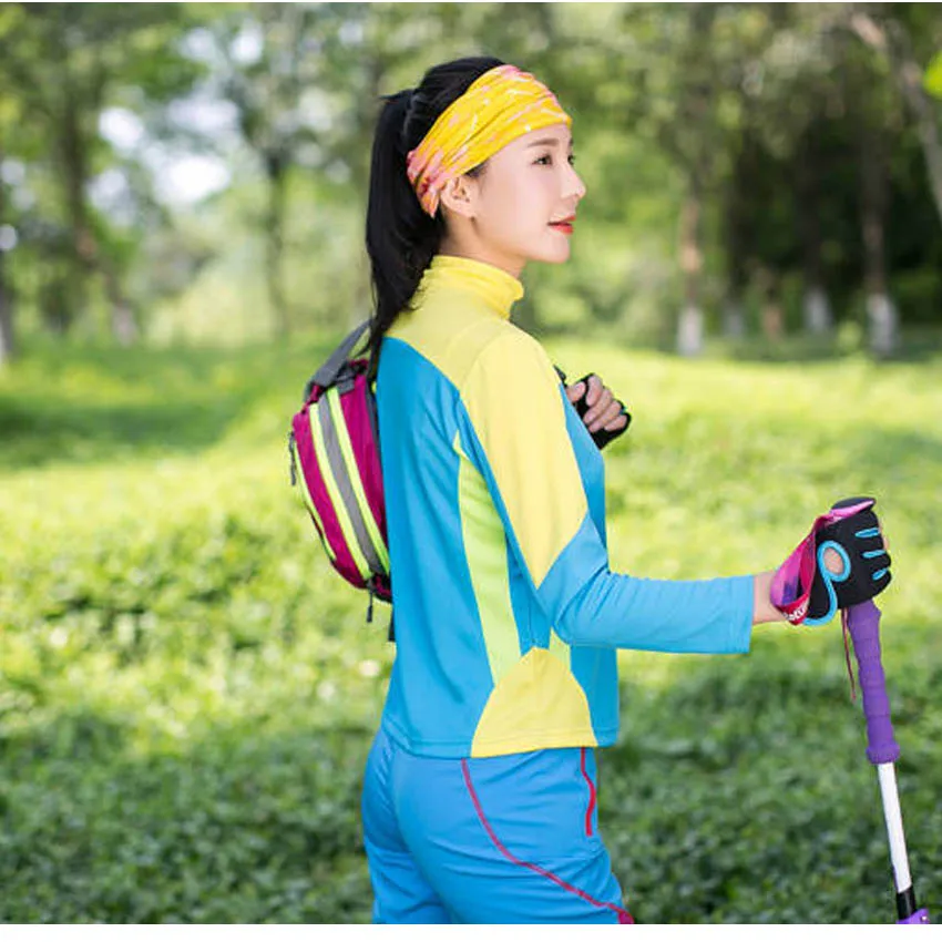 Весна и лето Солнцезащитная спортивная женская быстросохнущая одежда с длинными