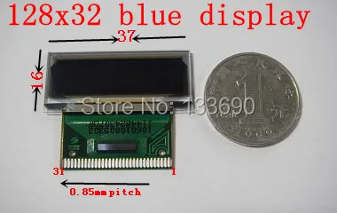 1 шт. OLED дисплей P12601 с разрешением 128x32 и синим на черном драйвере IC SSD1303 31P 8 bit8080 bit6800