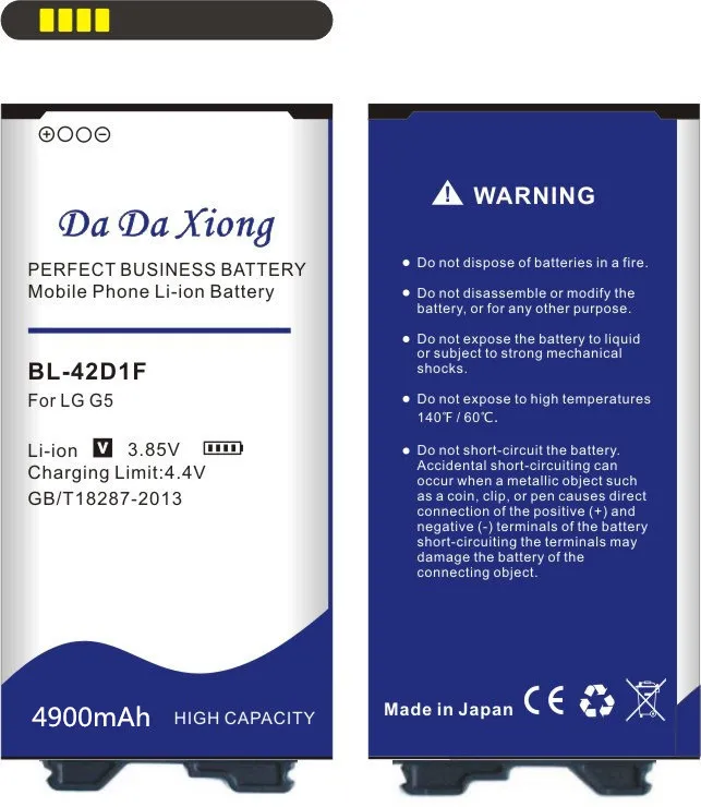 Аккумулятор Da Xiong 4900 мА/ч, BL-42D1F Батарея для LG G5 H850 H820 H830 H831 H840 H868 H860N H860 LS992 US992 F700L F700S F700k VS987