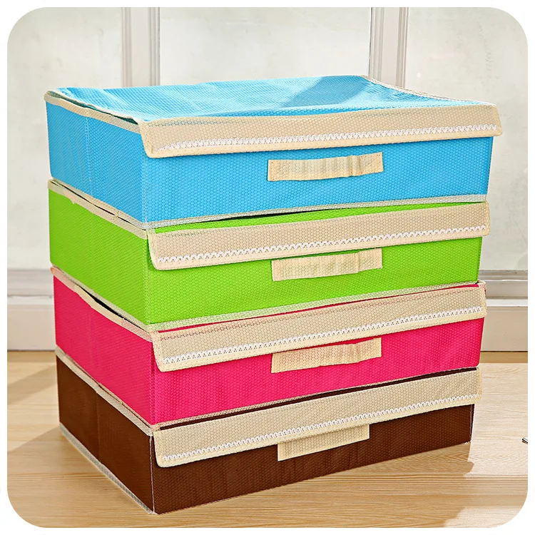 Нетканый Галстуки Носки для хранения нижнего белья бюстгальтеров литейный Ящик