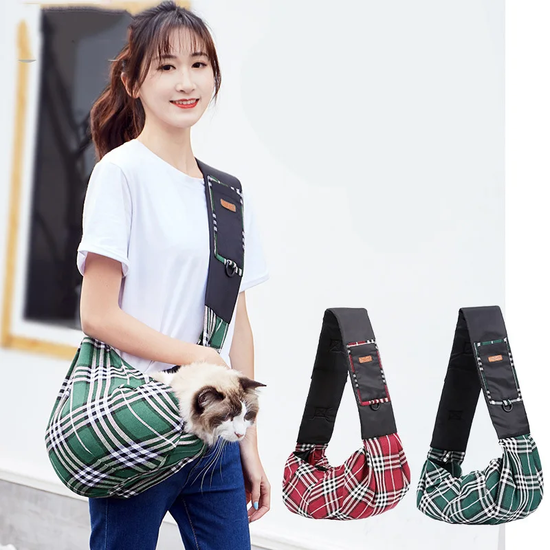 Плед Мода сумка для домашних животных дышащие Стропы жемчуг Хлопок Наплечная