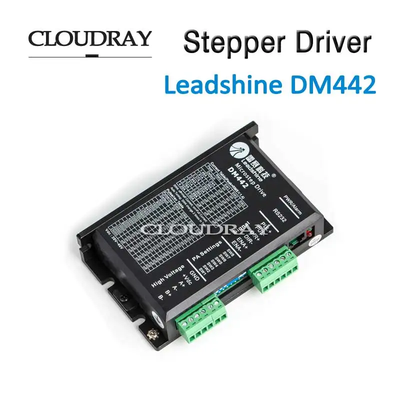 Cloudray Шаговые двигатели Драйвер 2 Leadshine фазы DC Двигатели контроллер для NEMA 17 23