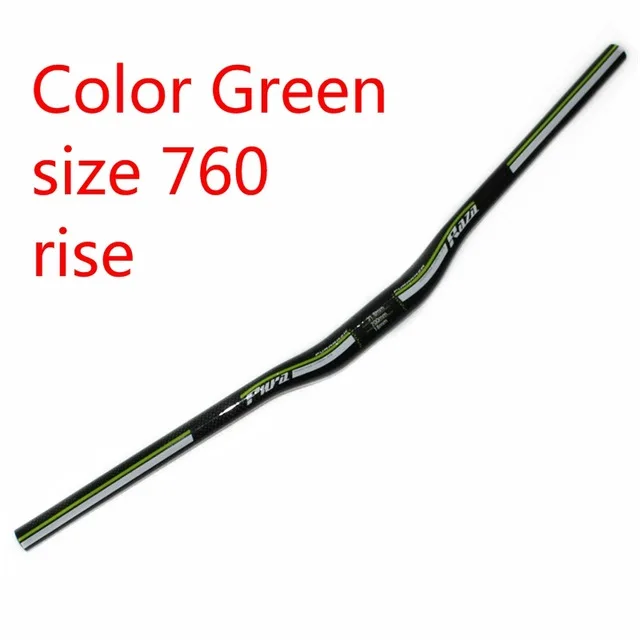 rise Red 760mm Аутентичный Pura raza полный углеродного волокна горный велосипед ручка MTB руль прямо на плоской крест mtb руль - Цвет: rise Red 760mm