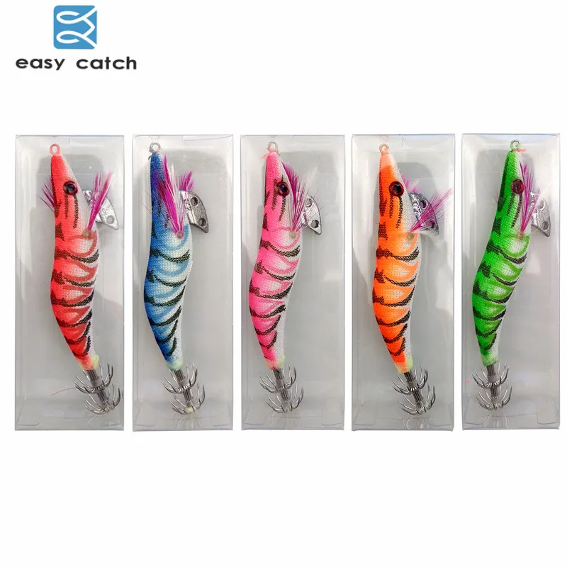 Easy Catch 5 шт. жесткие пластиковые приманки для осьминога кальмара искусственная