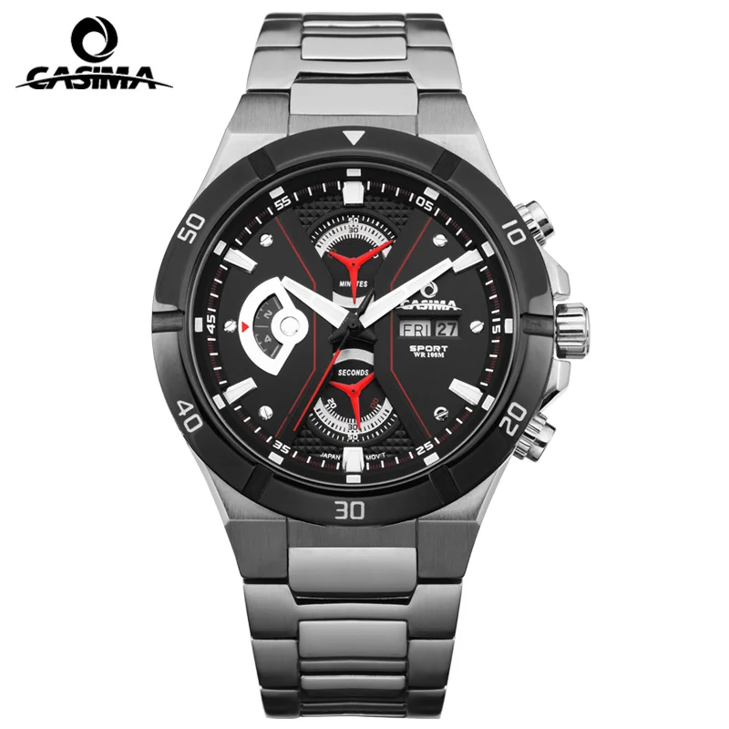 Топ продажи Элитный бренд CASIMA Для мужчин часы Reloj Hombre Повседневное Multi Функция