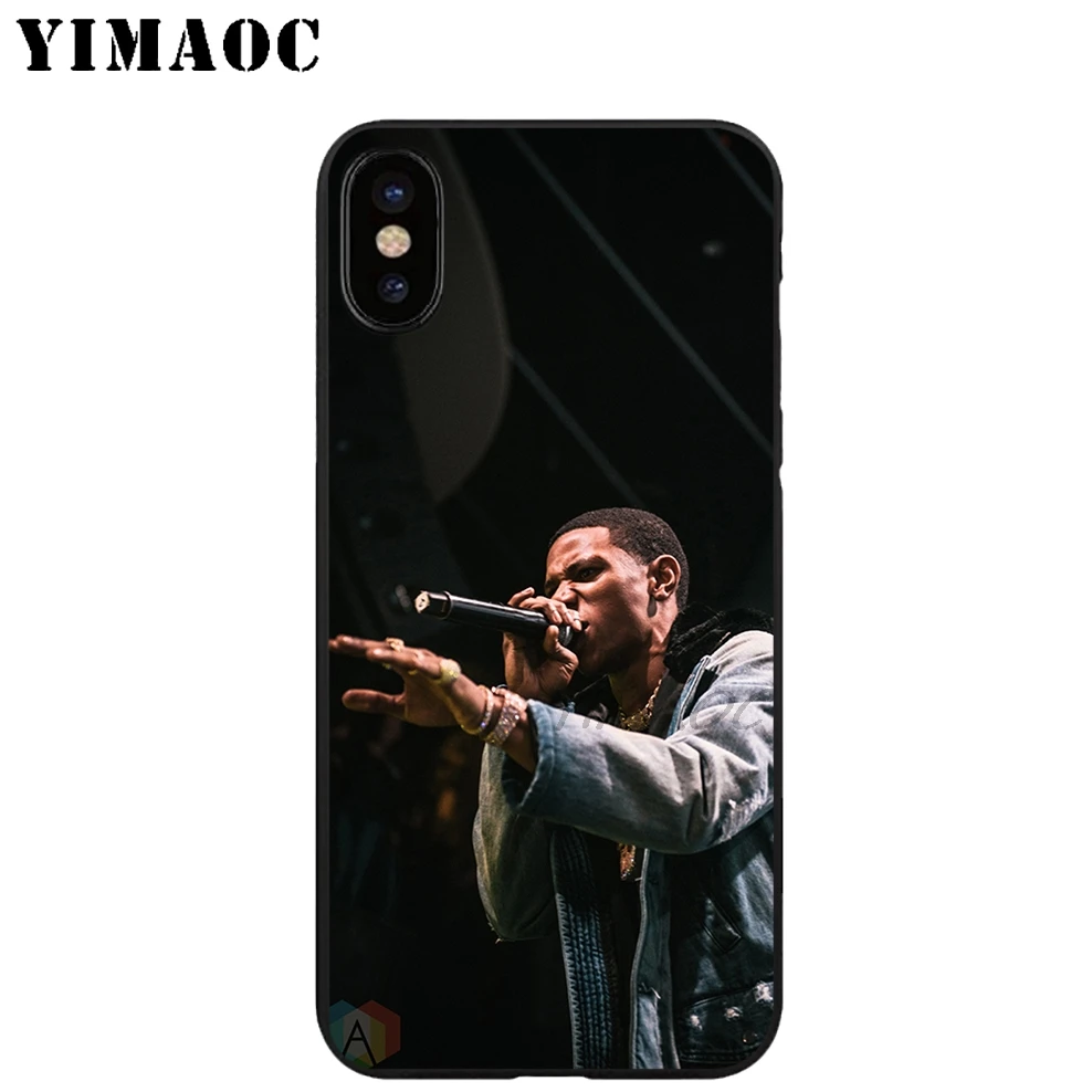 YIMAOC A Boogie wit da Толстовка Мягкий ТПУ Черный силиконовый чехол для iPhone X или 10 8 7 6 6S Plus