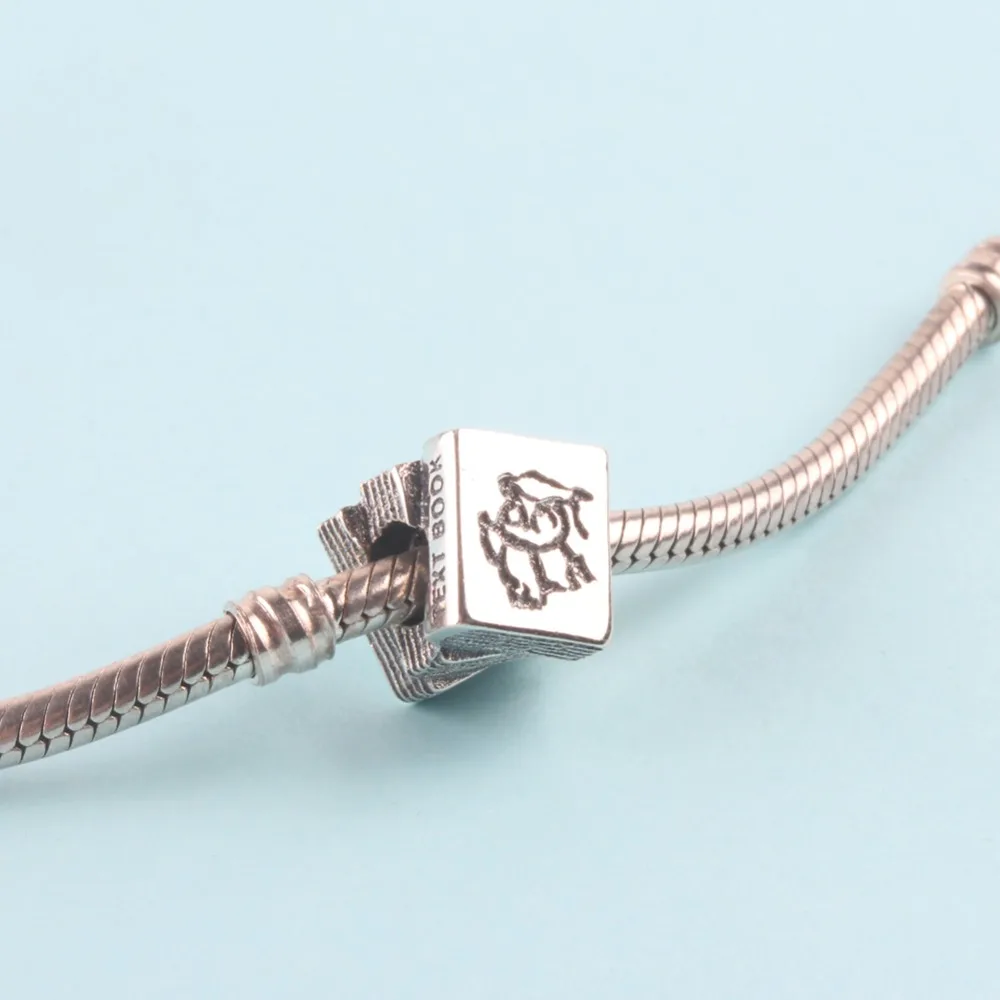 ZMZY 925 Стерлингового Серебра Талисманы учебник Сова Бусины Подходит Pandora браслет свободный милый DIY материал для ожерелья, браслета