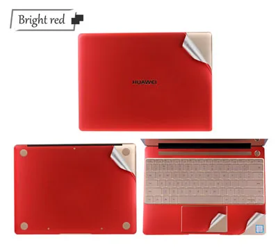 bright red Наклейка на ноутбук s для huawei Matebook X 13,3/X Pro 13,9/D 15,6 дюймов, полное покрытие, наклейка на ноутбук для huawei Matebook 13 14 - Цвет: bright red
