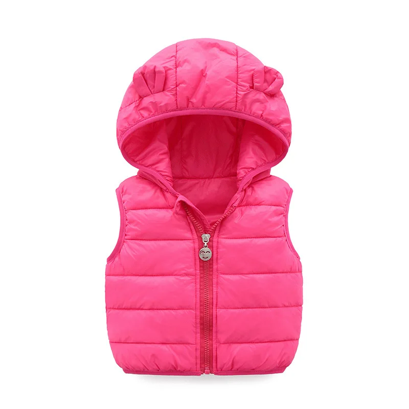 Детский жилет для девочек пальто сезон зима осень Одежда маленьких мальчиков