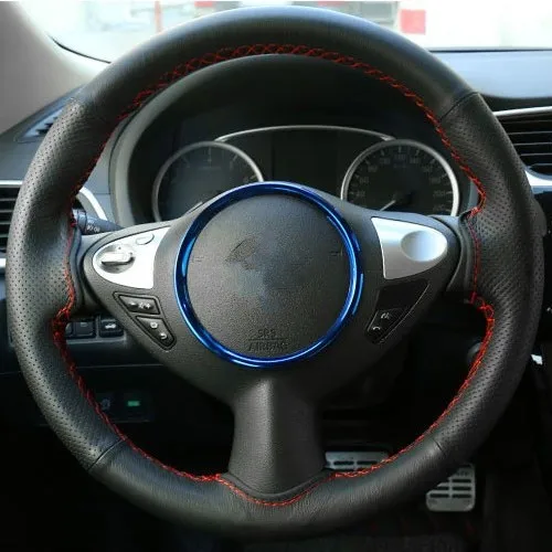 Чехол на руль для Nissan Sentra 2013 2018|Хромирование| |