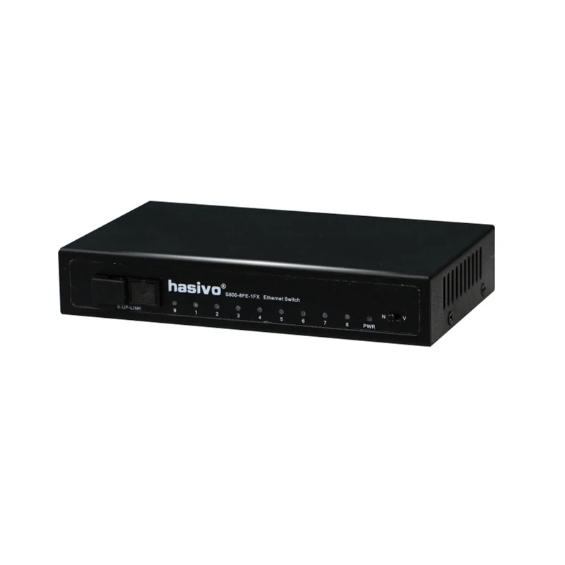 10/100M Fast Ethernet switch Fiber Optical Media Converter Single Mode 8*RJ45 UTP and 1*SC fiber Port | Компьютеры и офис