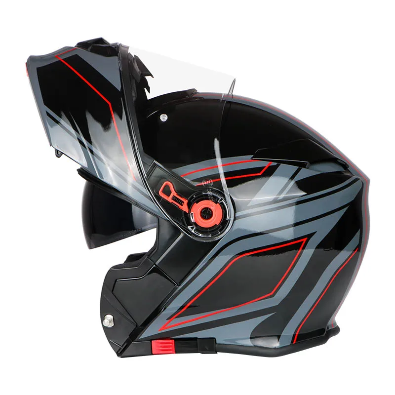 TORC moto rcycle шлем флип-ап шлем мото rbike moto rcross Полный лицевой шлем capacete cascos para moto ECE T271 гоночный шлем - Цвет: TYPE 5