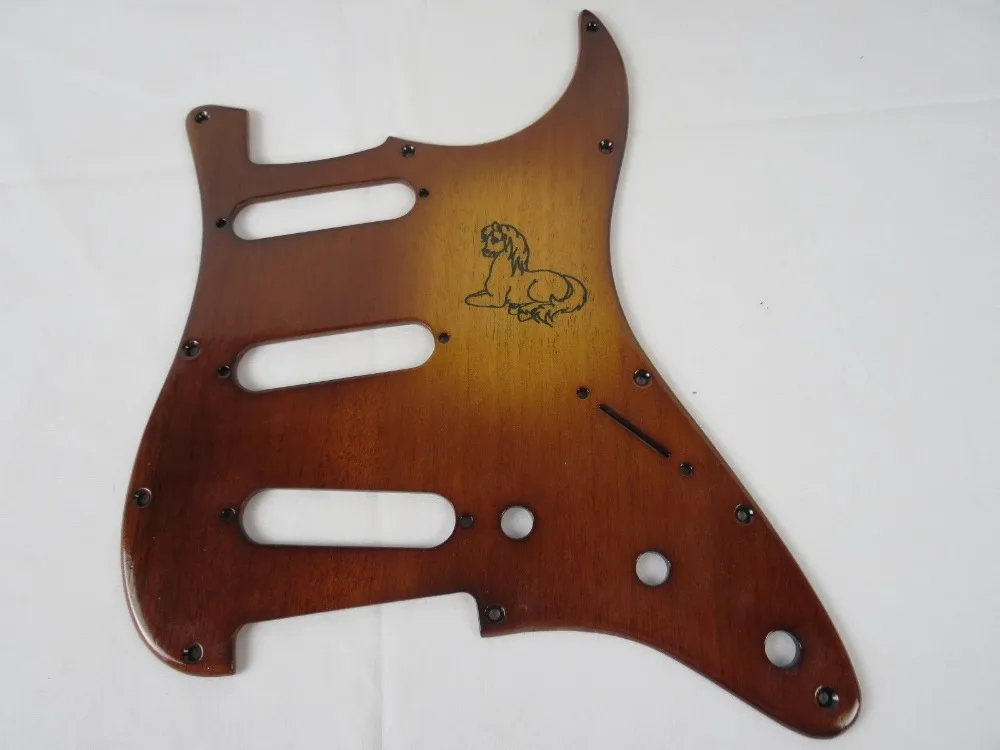

Отличная ручная работа для гитары Деревянный из клена SSS Pickguard, 1 шт.