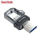 SanDisk флеш-накопитель USB 3,0, OTG, 32 ГБ, 64 ГБ, 128 ГБ