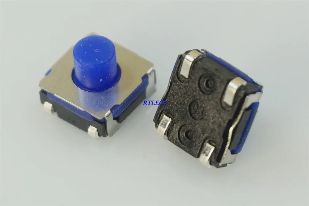 1000pcs 6x6 Tact Switch 6.2 mm x 6.3 J Terminal Height 2.3 3.1 3.5 3.8 4.5mm SMT Vertical Soft Feeling IP67 DTSWJ-6 Washable |