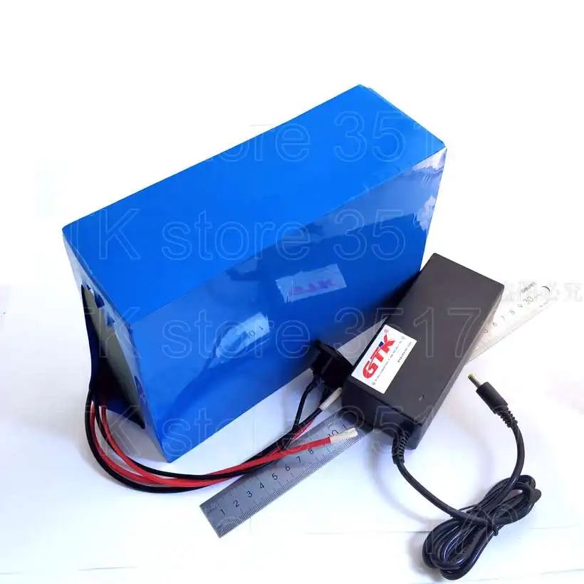 48v 12ah lifepo4 аккумулятор 48v 500w электрический велосипед аккумулятор 48v 10ah 52v литиевая батарея accu 20A БМС+ 58,4 v зарядное устройство