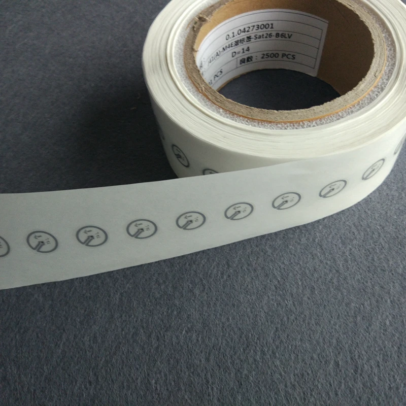 Мини стикер с коротким радиусом 860 960 МГц UHF RFID J41 самоклеящаяся пассивная 6c РЧ
