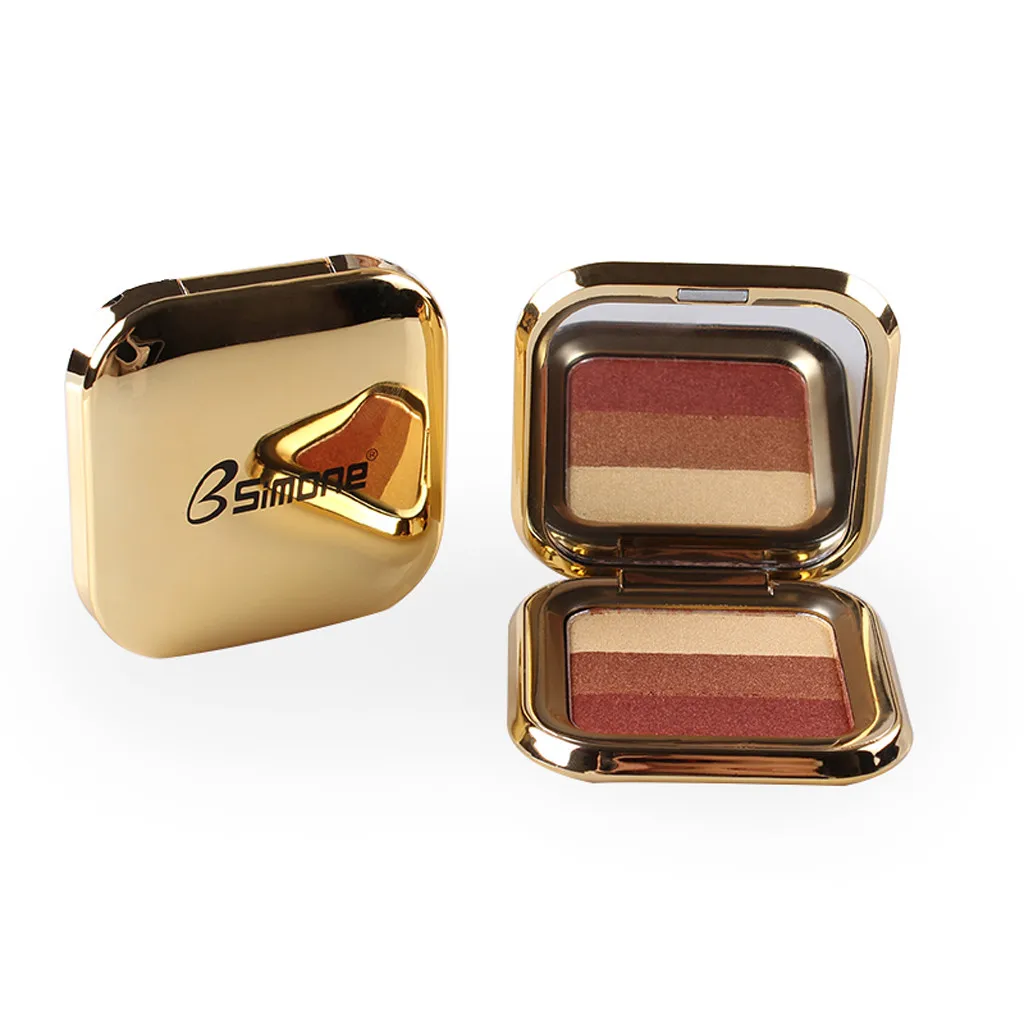 Красивые матовые тени для век трех цветов и долговечные водонепроницаемые |