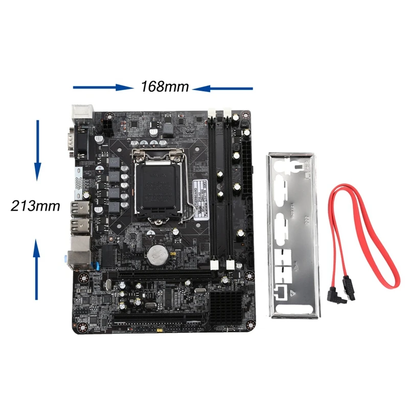 Материнская плата P 57 Pm 55 P55 материнская для настольного компьютера Lga1156 макс. 8 ГБ 2