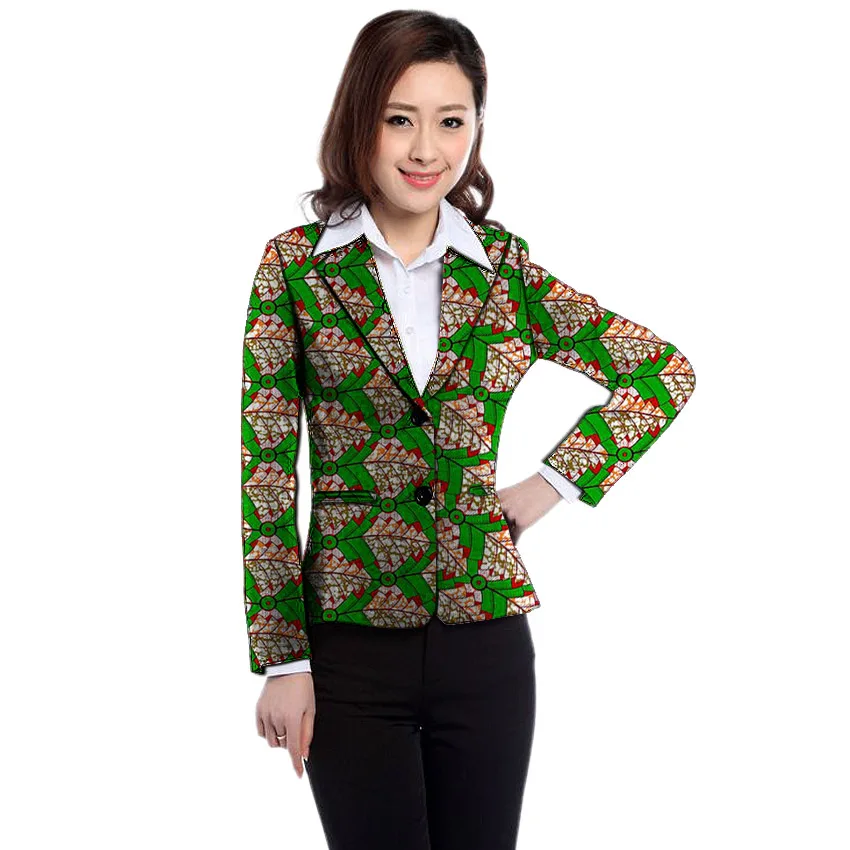 Африканская одежда женские блейзеры с принтом slim fit Анкара модный костюм куртки на заказ свадебные куртки официальный костюм